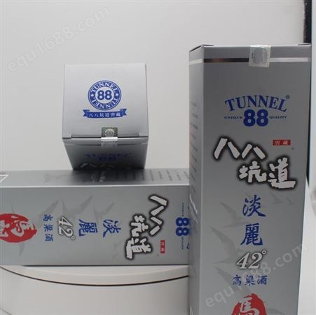 淮安市中国台湾进口八八坑道42度纸盒淡丽高粱酒600毫升