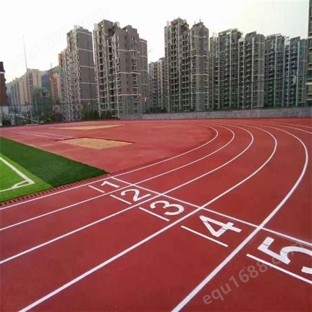 河北元鹏 混合型塑胶跑道 透气型塑胶跑道厂家