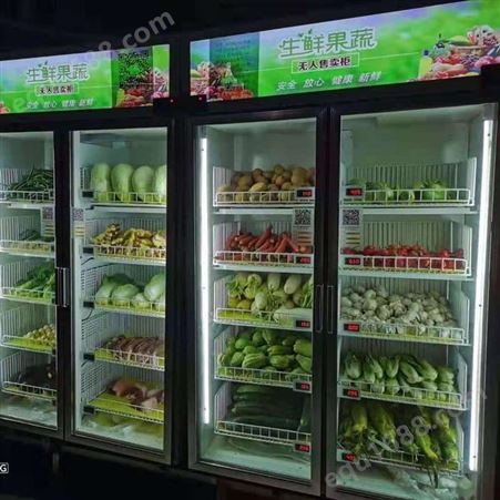 果蔬无人售卖机 蔬果智能售货机生鲜供应 自动售菜机 速捷