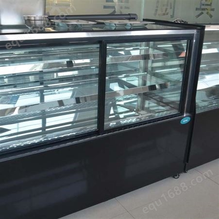 前开门蛋糕冷柜 面包店商用展示冷柜 圆弧形玻璃蛋糕柜