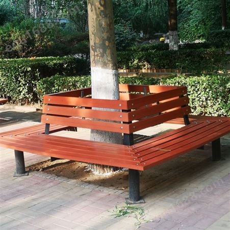 北京户外圈椅围树座椅厂家 小区休闲圈树坐椅定制