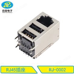 RJ45插座RJ45连接器精选RJ45插座RJ45180度插座