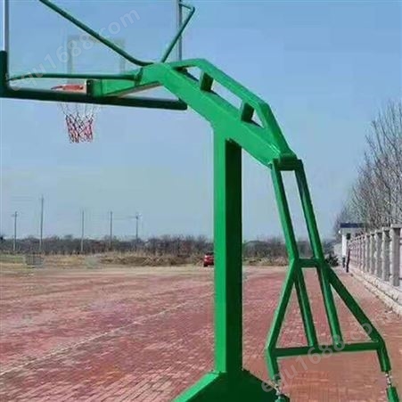 独臂篮球架 凹箱篮球架 鸿福 平箱篮球架厂家 生产销售