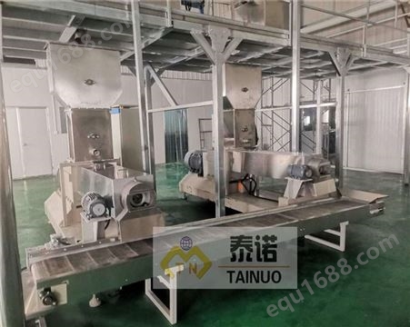山东狗粮生产设备 狗粮加工生产线机器厂家 泰诺狗粮膨化机
