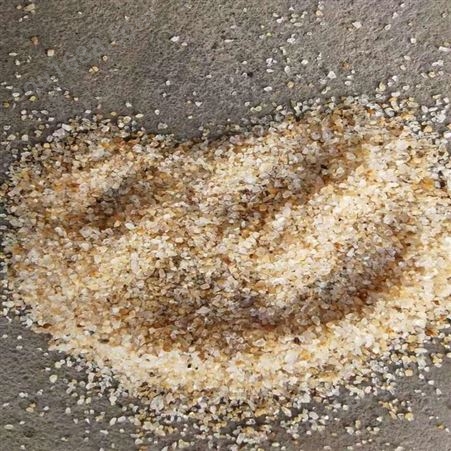 厂家供应石英砂 石英砂颗粒 污水处理 滤料 园林铺路过滤小沙子 目数齐全