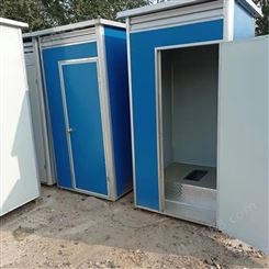 彩钢铝合金连体厕所 农村旱厕改造 单人间移动厕所 厂家生产