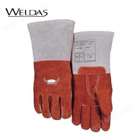 weldas/威特仕10-2900多层蛮牛王牛皮电焊耐高温烧焊手套