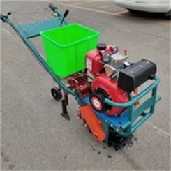 柴油自走式耘播机  手扶式链轨式施肥播种机   独轮式追肥机