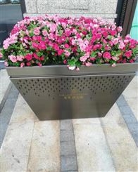 方形不锈钢花箱 广州中式景观花盆单价