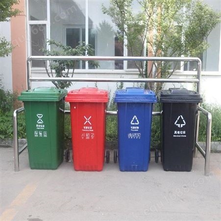 小区垃圾分类宣传栏 新型垃圾桶护栏批发 中泰天富