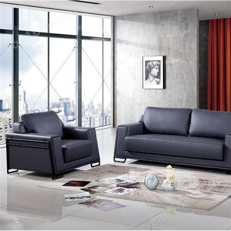 【轻奢套系】现代中小户型客厅真皮沙发  简约轻奢皮艺沙发组合