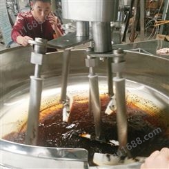 隆迈生产火锅料机器设备 大型自动火锅底料炒料机
