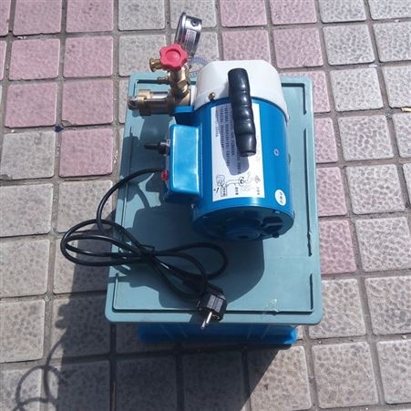 轻便型管道测压机 60公斤水管检漏泵 电动试压泵