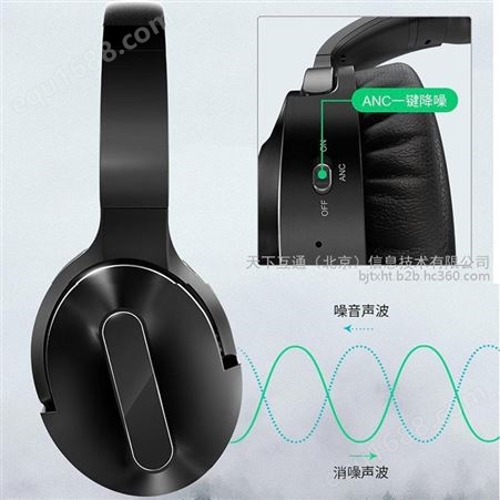 山水i38智能主動降噪頭戴式真無線5.0藍牙耳機