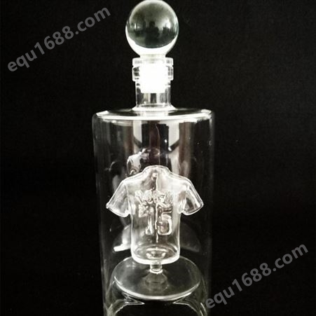 篮球衣造型  玻璃红酒瓶  醒酒器   棒球衫白酒瓶   龙舌兰玻璃泡酒器   艺术玻璃摆件