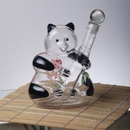 玻璃熊猫酒瓶    老虎酒瓶                                        手工艺酒瓶