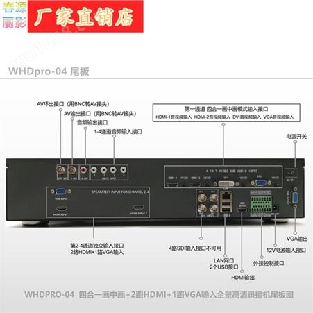 7机位教学录播设备5路HDMI2路VGA输入教学录播一体机教学录播机
