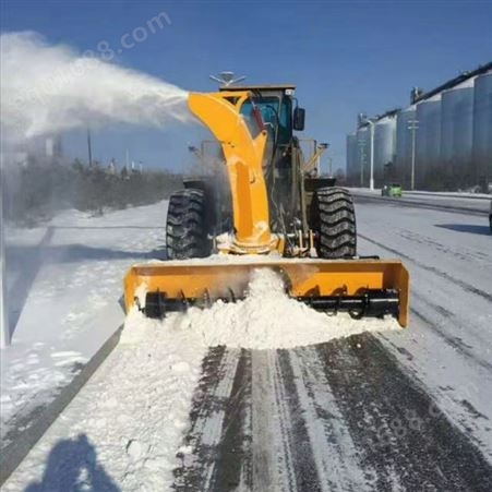 中拓机械ZT-065-CX 车载式扫雪滚 推雪铲 抛雪机 自带动力