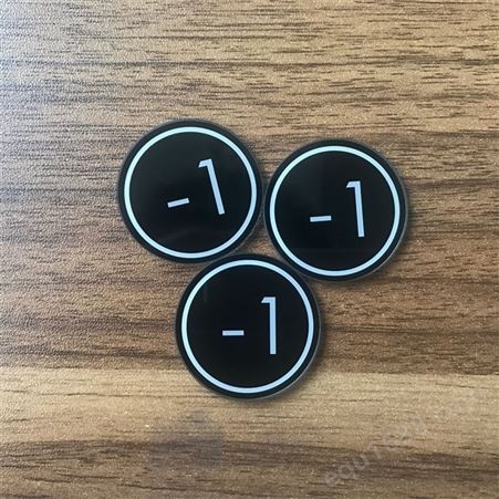 工厂定制电梯圆形数字按钮玻璃面板丝印黑色钢化玻璃盖板