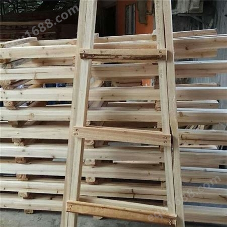 珠海家用梯 木质楼梯单梯长梯 木梯生产厂家