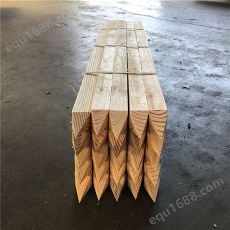 勘察木桩 测量用木桩 水利工程打桩用原木