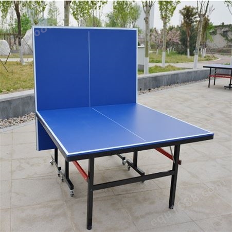 鑫煜体育器材供应 小区室外乒乓球台 标准尺寸大彩虹乒乓球桌 比赛训练球台