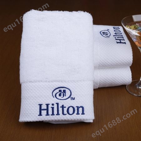 定制酒店美容院宾馆毛巾优质棉加大加厚白色方巾 厂家批发