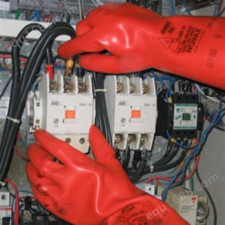 40kv乳胶手套4级带电作业用绝缘手套 高压电工使用惠氏防护手套