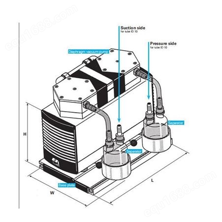 供应 德国 凯恩孚 KNF SR810 抗强化学腐蚀真空系统 小型真空泵 进口真空泵 实验室真空泵 台式真空泵