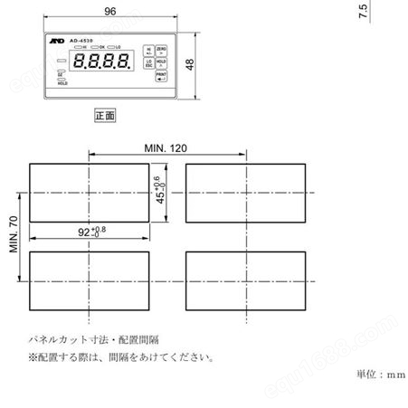 日本AND应变计传感器 数字指示器AD-4530