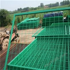 绿色双边护栏网1.5-3m 9*17cm 家禽果园圈地包塑围栏网