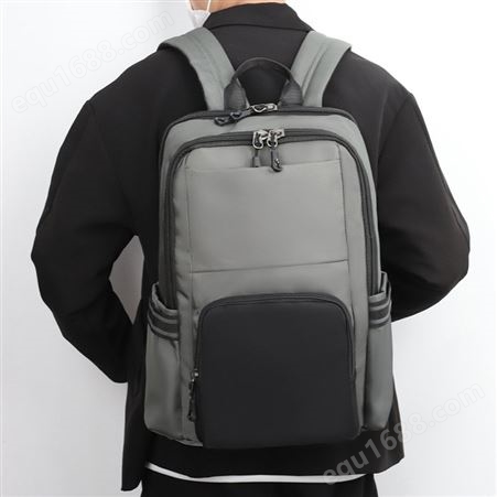 跨境新款多功能商务双肩包 男USB大容量电脑包礼品学生防盗背包