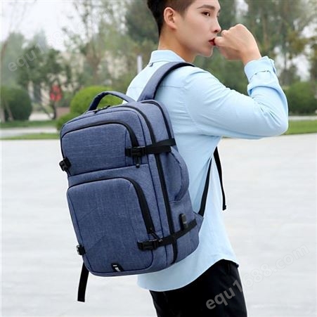休闲双背包大容量15.6寸电脑包旅行休闲商务双肩包