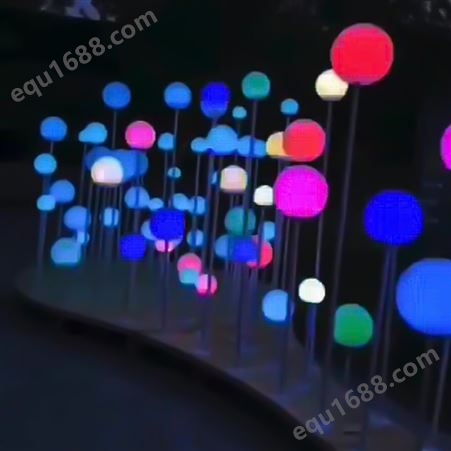 地插呼吸灯 蝶恋花定制 新款大型LED发光互动道具
