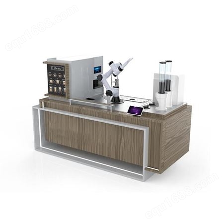 创靖杰 咖啡机器人吧台式 自动煮咖啡机器人 自动售卖咖啡机器人