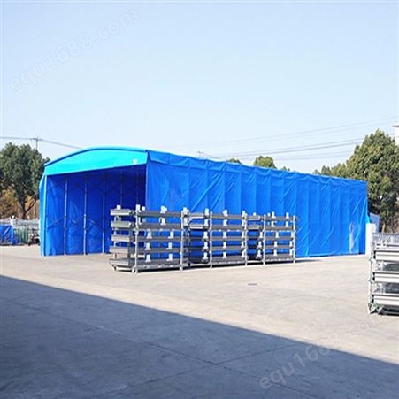 南京厂家定制带轮子的帐篷移动停车棚活动卸货蓬可推拉伸缩的挡雨篷
