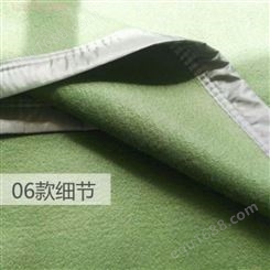 加工定制多用途06款 加厚单人09款 防潮保暖耐用军绿色毛毯