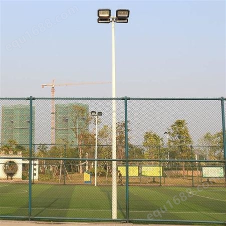 铜川市镀锌管足球场灯杆供应 优格12米两截式灯杆 送货安装