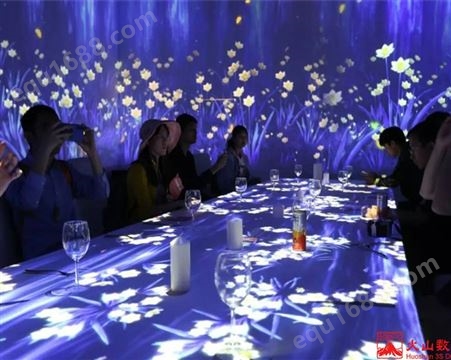 互动投影全息餐厅 互动多媒体 沉浸式互动 声光电中控