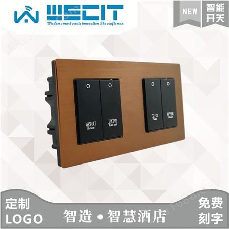 WS-H2065华间堂弱电系统 鹤岗市酒店12V弱电干接点自复位开关生产销售