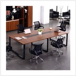 南昌简约办公室实木办公桌椅江西现代职员会议洽谈长条桌子家用工作电脑桌