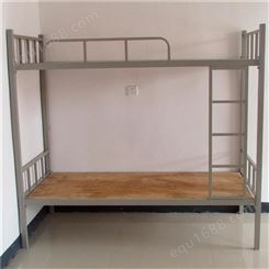公寓床架子床学生床高低床宿舍双层床员工上下铺下桌带柜子世腾铁床