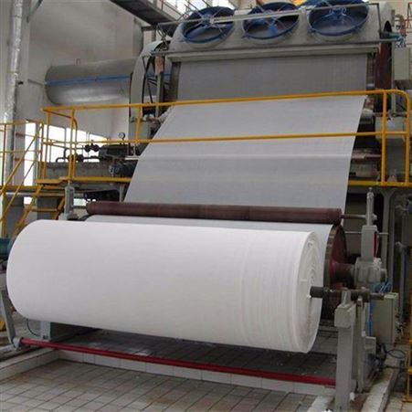 全自动废纸造纸机 数控草纸造纸生产线 黄纸造纸设备 格冉卷纸机械